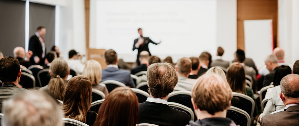 Speaker,Giving,A,Talk,In,Conference,Hall,At,Business,Event.